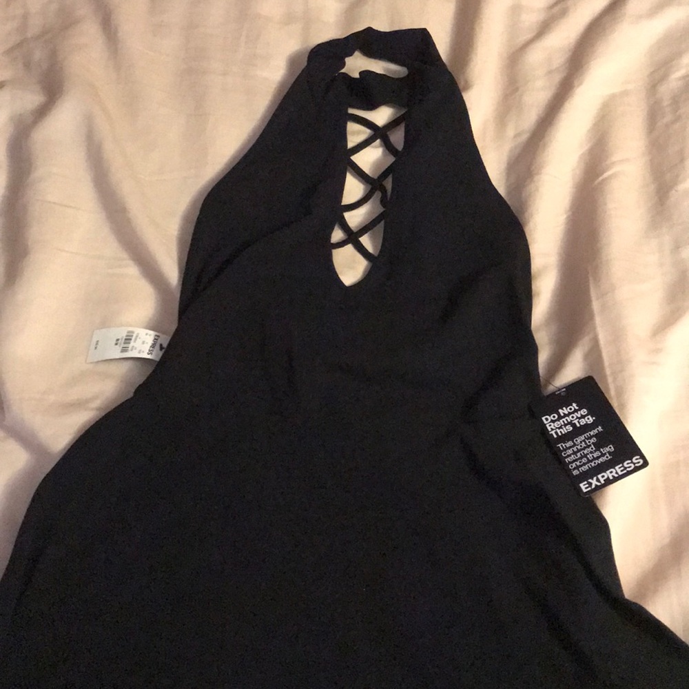 Backless, strappy Dress